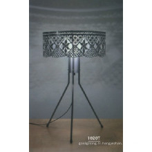 Lampe de table décorative en acier au carbone moderne (1020T)